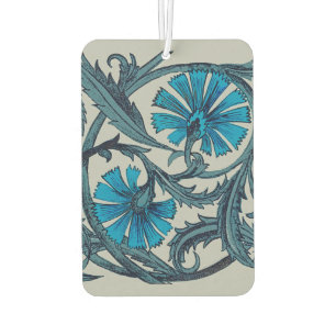 Désodorisant Pour Voiture Décor de carreaux rustiques d'art floral antique b