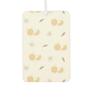 Désodorisant Pour Voiture Décor Orange Slice Imprimer Air Freshener