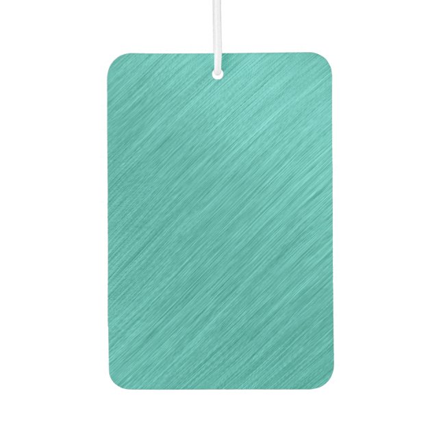 Désodorisant Pour Voiture Délice Turquoise Brossé (Devant)