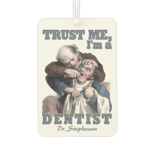 Désodorisant Pour Voiture DENTIST humour personnalisé air france