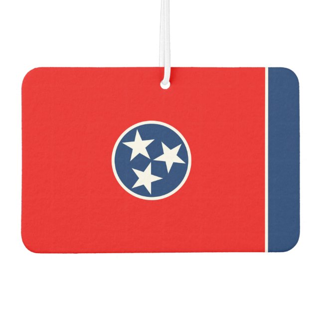 Désodorisant Pour Voiture Design du drapeau d'état du Tennessee (Devant)