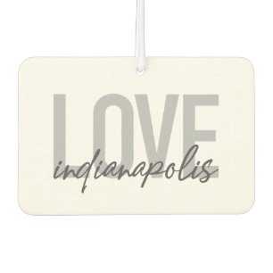 Désodorisant Pour Voiture Design moderne, simple et cool de Love Indianapoli