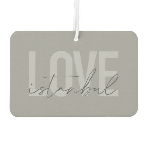 Désodorisant Pour Voiture Design moderne, simple, urbain, tendance Love Ista