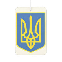 Désodorisant de voiture Armoiries de l'Ukraine - L