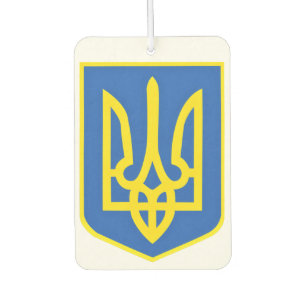 Désodorisant Pour Voiture Désodorisant de voiture Armoiries de l'Ukraine - L