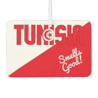 Désodorisant de voiture drapeau tunisien époustouf