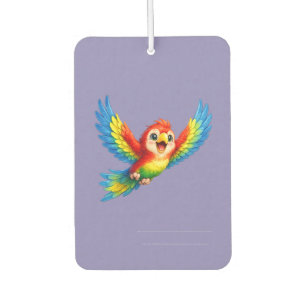 Désodorisant Pour Voiture Dessin animé de perroquet joyeux pour enfants et o