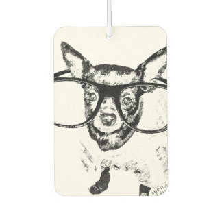 Désodorisant Pour Voiture Dessin du Chihuahua Chig Illustration