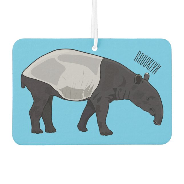 Désodorisant Pour Voiture Dessin sur Tapir (Devant)