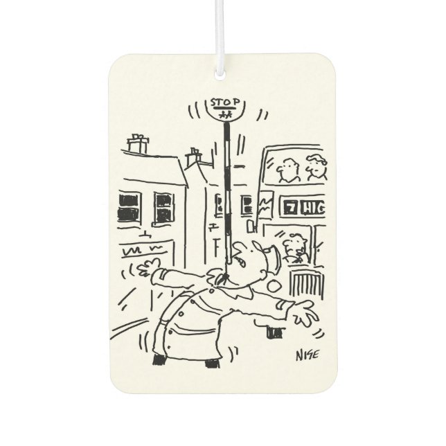 Désodorisant Pour Voiture Deux caricatures pour hommes Lollipop (Devant)