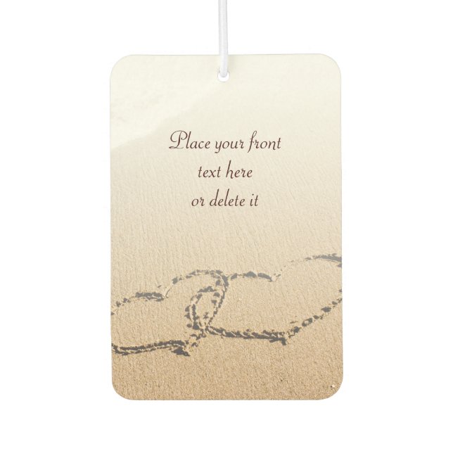 Désodorisant Pour Voiture Deux Hearts (Devant)