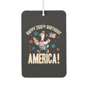 Désodorisant Pour Voiture Dindon patriotique stupide Anniversaire de l'Améri