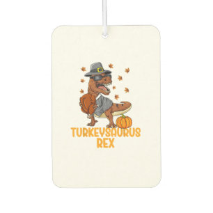 Désodorisant Pour Voiture Dinosaur Thanksgiving Boys Turkey Saurus T rex Kid