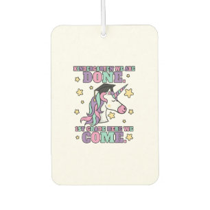 Désodorisant Pour Voiture Diplômée de maternelle fille T-Shirt Licorne Magiq