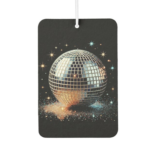 Désodorisant Pour Voiture Disco boule air freshener! (Devant)