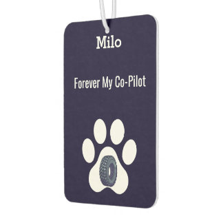 Désodorisant Pour Voiture DIY Modern Cute Funny Pet Dog Dad Paw Minimalist