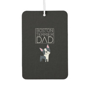 Désodorisant Pour Voiture Dog Boston Terrier Papa Mens I Lote Mare Funny