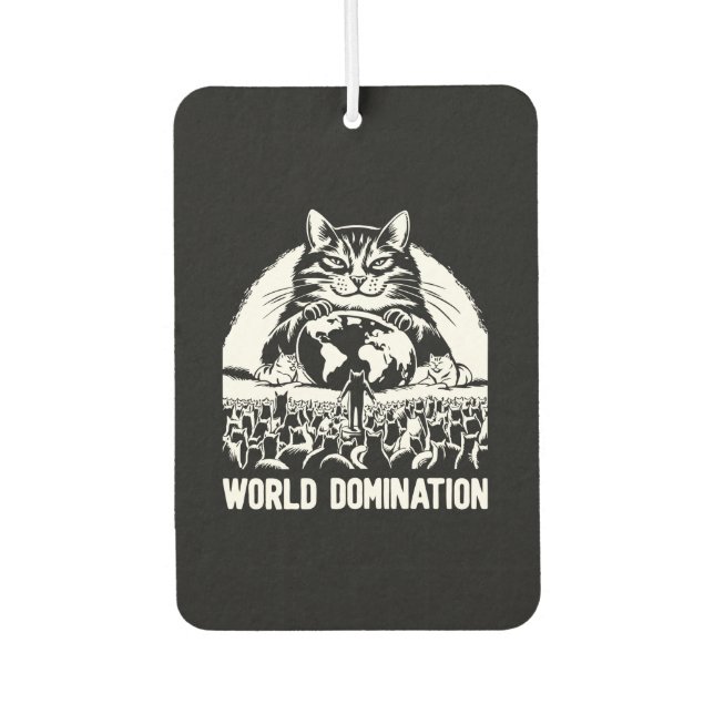 Désodorisant Pour Voiture Domination mondiale 1 (Devant)
