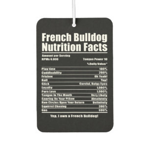 Désodorisant Pour Voiture Don de chien La valeur nutritive du chien taureau