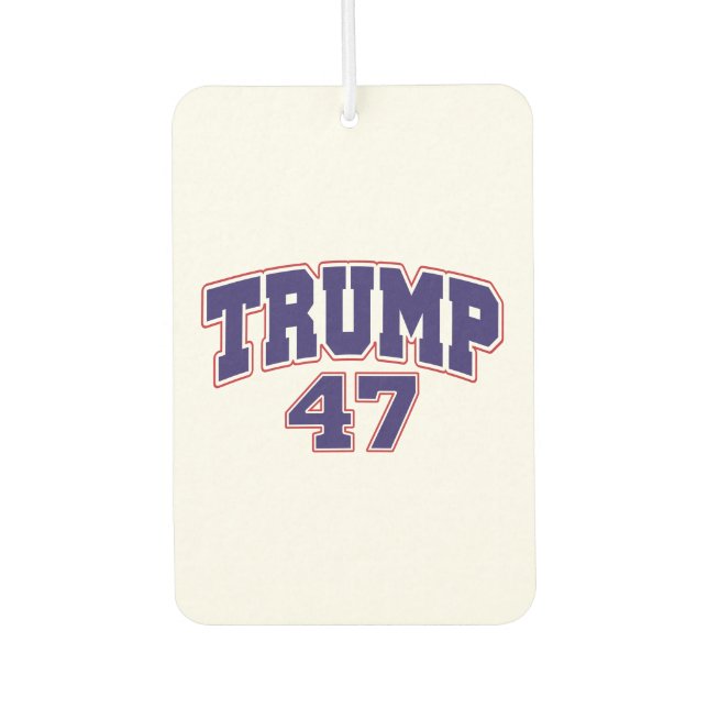 Désodorisant Pour Voiture Donald Trump 47 (Devant)