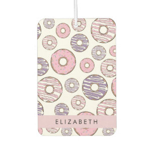 Désodorisant Pour Voiture Donuts Roses, Donuts Violets, Saupoudrages, Votre