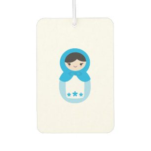 Désodorisant Pour Voiture Doux bleu Matryoshka Poupée Air Freshener