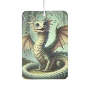 Désodorisant Pour Voiture Dragon Jabberwocky Mignon Créature Fantastique Art