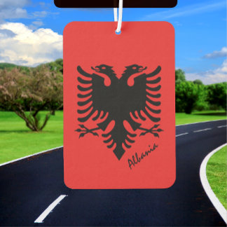 Désodorisant Pour Voiture Drapeau albanais, patriotique