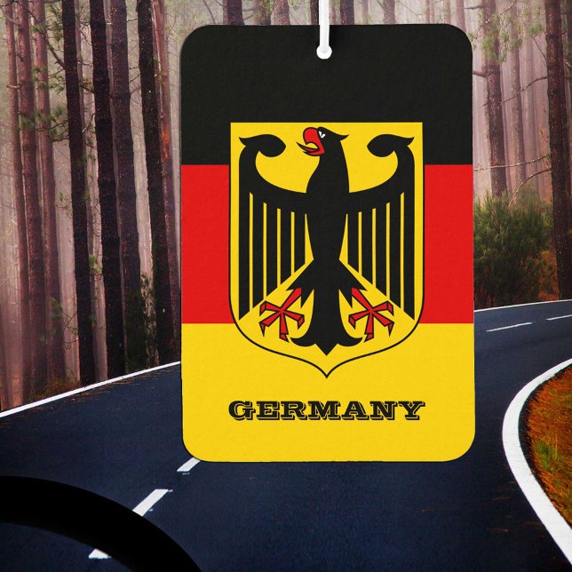 Désodorisant Pour Voiture Drapeau allemand Air Freshener, Allemagne (Créateur téléchargé)