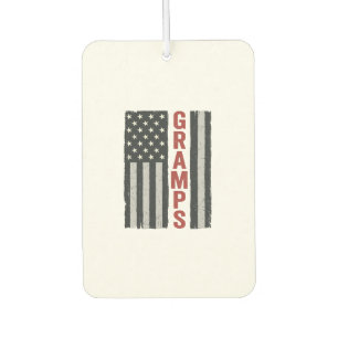Désodorisant Pour Voiture Drapeau américain vintage vectoriel patriotique de