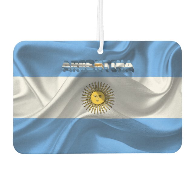 Désodorisant Pour Voiture drapeau argentin (Devant)