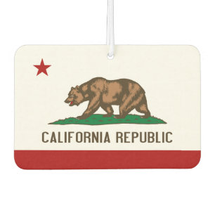 Désodorisant Pour Voiture Drapeau CALIFORNIE -