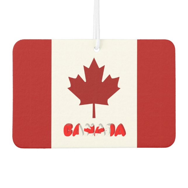 Désodorisant Pour Voiture Drapeau canadien (Devant)