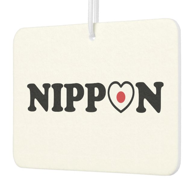 Désodorisant Pour Voiture Drapeau Coeur d'amour Nippon (Gauche)