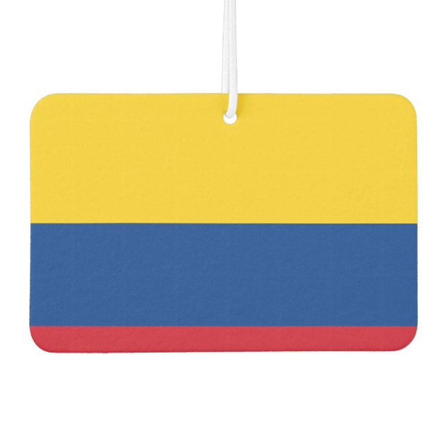 Désodorisant Pour Voiture Drapeau Colombie (Devant)