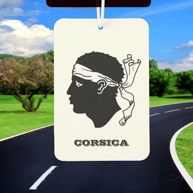 Désodorisant Pour Voiture Drapeau Corse (Créateur téléchargé)