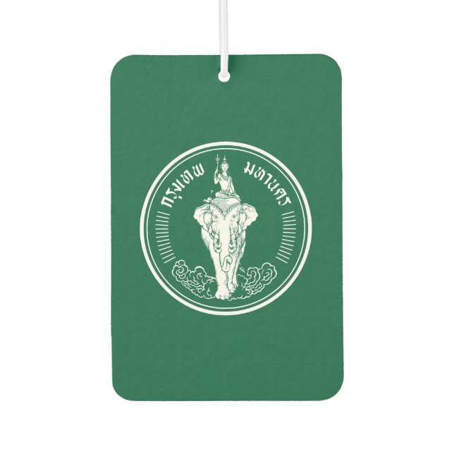 Désodorisant Pour Voiture Drapeau de Bangkok, Thaïlande (Devant)