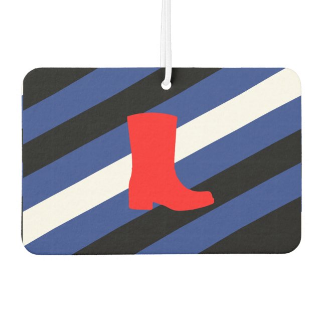 Désodorisant Pour Voiture Drapeau de fierté de bottes (Devant)