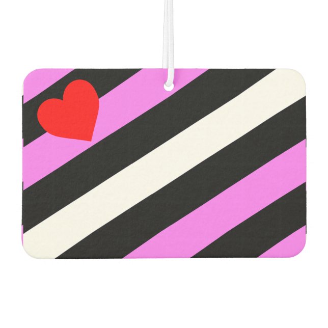 Désodorisant Pour Voiture Drapeau de fierté de fille de cuir (Devant)