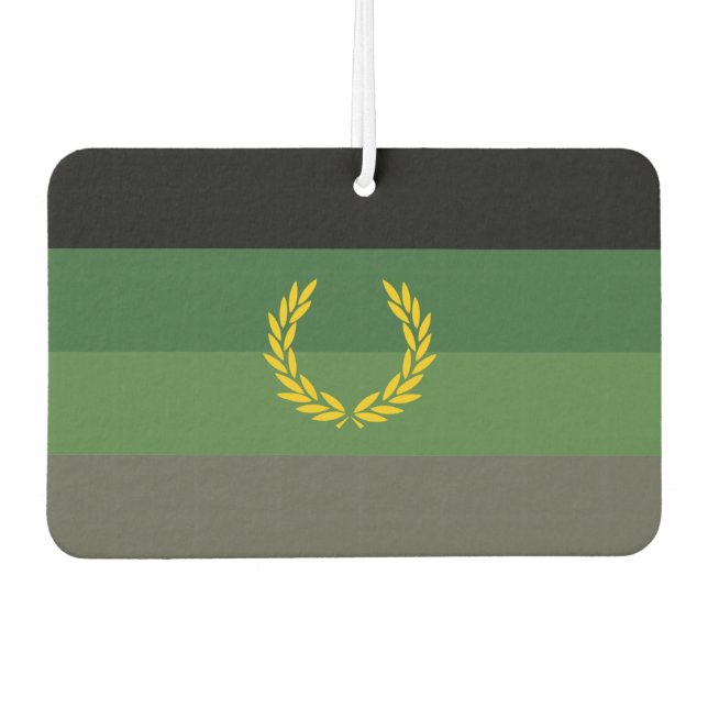 Désodorisant Pour Voiture Drapeau de fierté de l'uniforme militaire (Devant)
