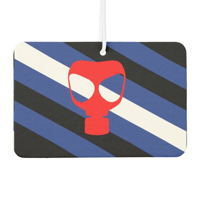 Désodorisant Pour Voiture Drapeau de fierté de masque (Devant)