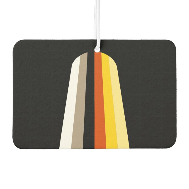 Désodorisant Pour Voiture Drapeau de fierté des cheveux longs (Devant)