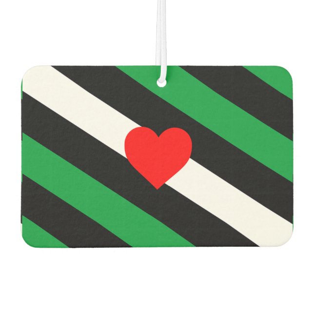 Désodorisant Pour Voiture Drapeau de fierté Leather Boi (Devant)