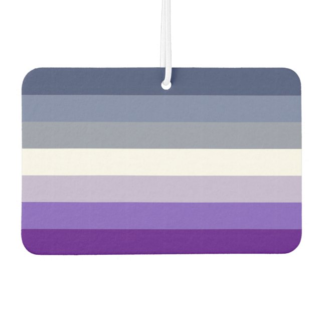 Désodorisant Pour Voiture Drapeau de fierté lesbienne Butch (Devant)