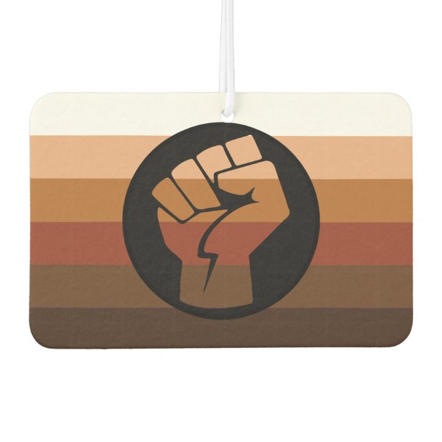 Désodorisant Pour Voiture Drapeau de fierté POC (Devant)