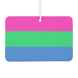 Désodorisant Pour Voiture Drapeau de fierté polysexuelle