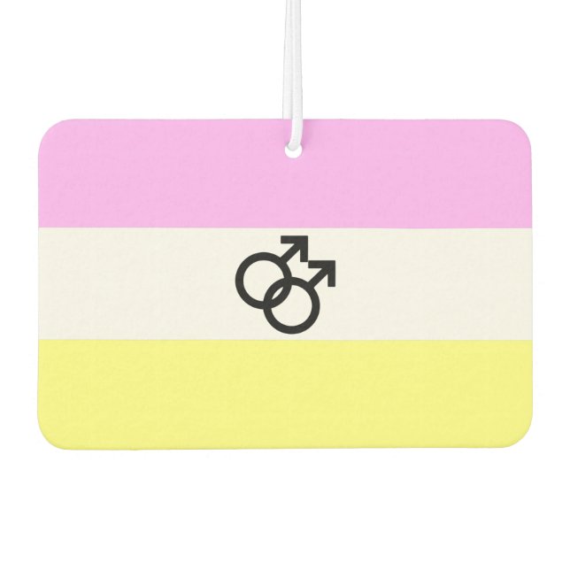 Désodorisant Pour Voiture Drapeau de fierté Twink (Devant)