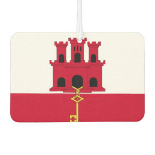 Désodorisant Pour Voiture Drapeau de Gibraltar