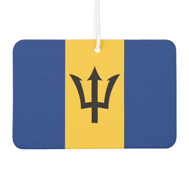 Désodorisant Pour Voiture Drapeau de la Barbade (Devant)