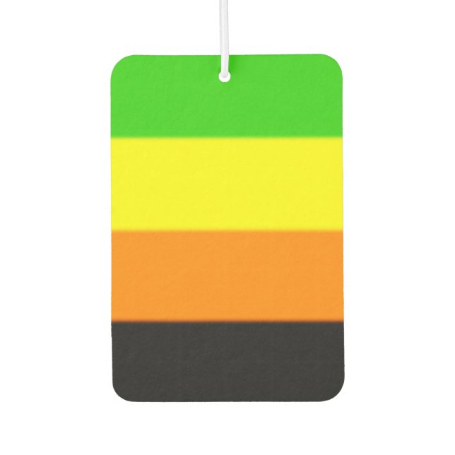 Désodorisant Pour Voiture Drapeau de la Fierté Aromantique (Devant)